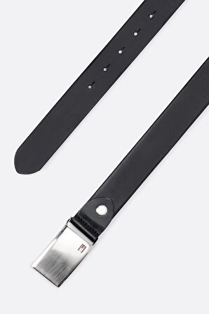 Erkek Th Plaque Kemer - Siyah | 95