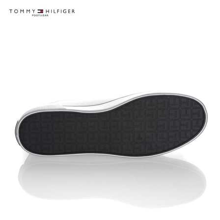 Tommy Hilfiger BEYAZ Erkek  FM0FM00596 100 H2285ARLOW 1D SNEAKERS LOW CUT WHITE