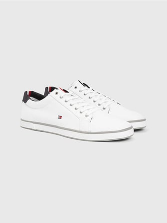 TOMMY HILFIGER Erkek Marka Logolu Günlük Kullanıma Uygun Beyaz Sneaker FM0FM00596 100