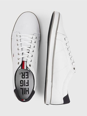 TOMMY HILFIGER Erkek Marka Logolu Günlük Kullanıma Uygun Beyaz Sneaker FM0FM00596 100