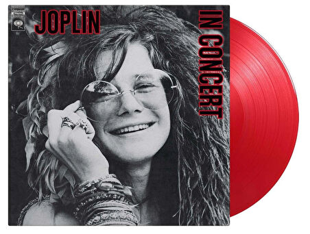 Janis Joplin - Joplin In Concert (Limited Numbered Edition - Translucent Red Vinyl) -/ 2 x Plak