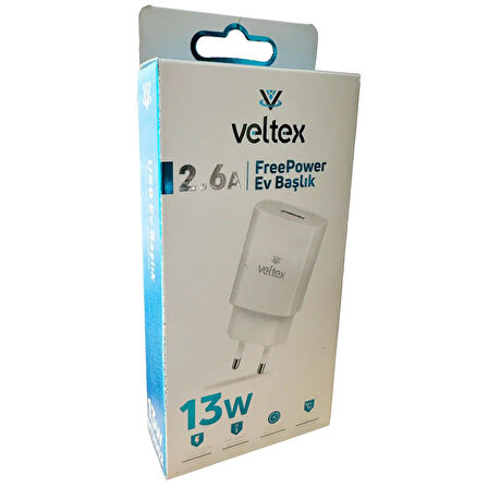 13W 2.6A Usb Şarj Başlığı Veltex VTX002