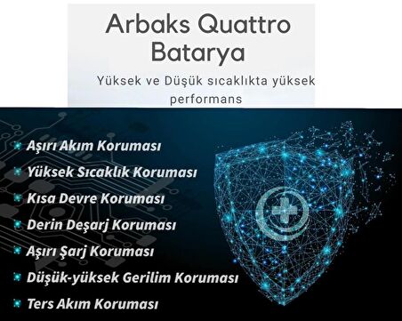 Samsung S6 Batarya Güçlendirilmiş Amper Arbaks Veltex