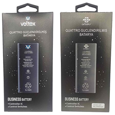 iphone 6 Batarya Güçlendirilmiş Amper Arbaks Veltex