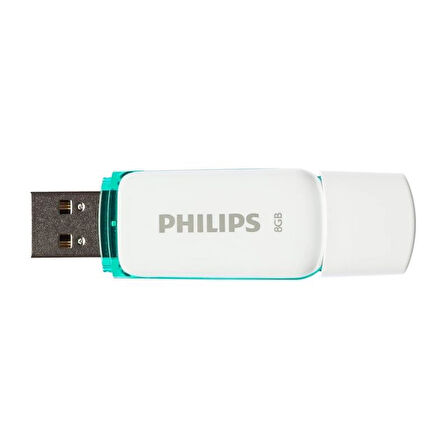 PHILIPS  8GB USB Bellek, 2.0 Snow Yeşil/Beyaz - FM08FD70B/00