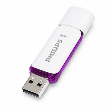 Philips FM64FD70B/00 Snow Mor/Beyaz 64 GB Usb 2.0 Flash Bellek