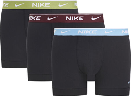 Erkek Nike Marka Logolu Elastik Bantlı Günlük Kullanıma Uygun Siyahh Boxer 0000KE1008-MQG