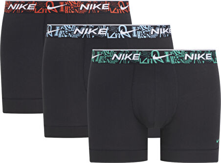 Erkek Nike Marka Logolu Elastik Bantlı Günlük Kullanıma Uygun Siyah6 Boxer 0000KE1008-L50