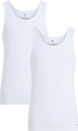NIKE Erkek Marka Logolu Günlük Kullanıma Uygun Beyaz Atlet NQ00KE1274 MED