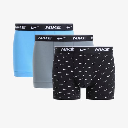 NIKE Erkek Marka Logolu Günlük Kullanıma Uygun SİYAH Boxer NQ00KE1284 2B4