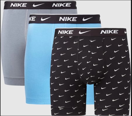 NIKE Erkek Marka Logolu Günlük Kullanıma Uygun SİYAH Boxer NQ00KE1285 2B4