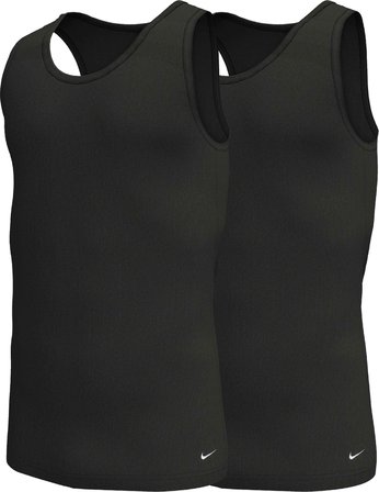NIKE Erkek Marka Logolu Günlük Kullanıma Uygun Siyah Atlet NQ00KE1274 001