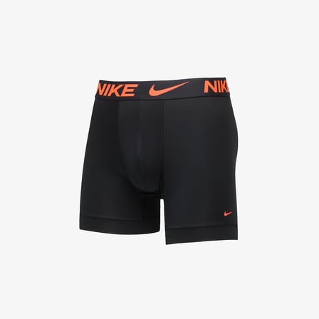 NIKE Erkek Marka Logolu Günlük Kullanıma Uygun Siyah-Turuncu Boxer 0000KE1157 EXL