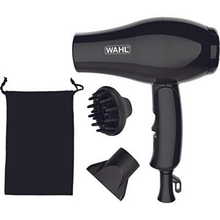 Wahl 3402 0470 1000 W AC Motor Seyahat Tipi Sıcak ve Soğuk Saç Kurutma Makinesi