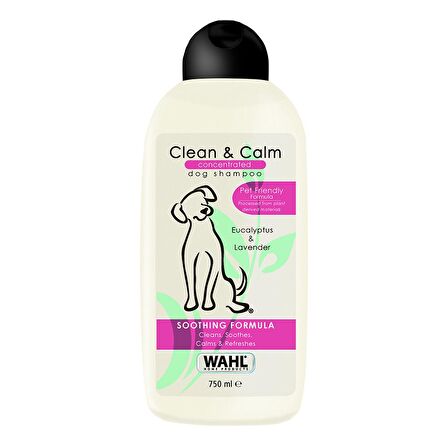 Wahl Clean & Calm 3999-7030 Okaliptüs ve Lavanta Özlü Yatıştırıcı 750 ml Köpek Şampuanı