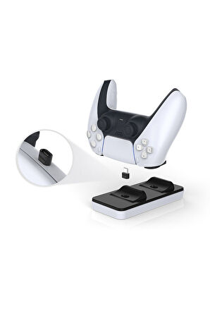 Tp5-505 Ps5 Dualsense Kontroller Manyetik Hızlı Şarj Standı