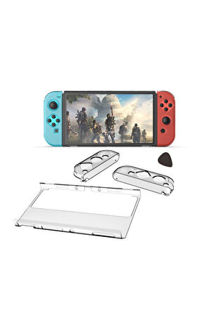 Nintendo Switch Oled Kristal Shell Pc Kılıf Tam Uyum-tns-1133/b