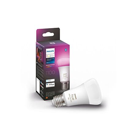 Philips Hue 75W Renkli Akıllı Ampul E27 Bluetooth Özellikli