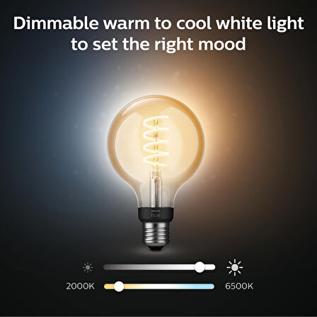 Philips Hue 7W Filament G93 EUR E27 - 929002477801