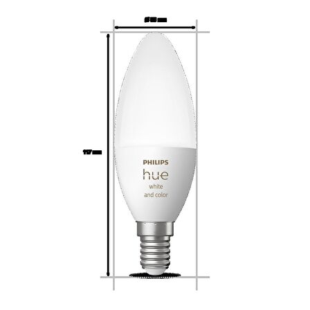 Philips Hue Renkli Akıllı Ampul 5.3W - E14