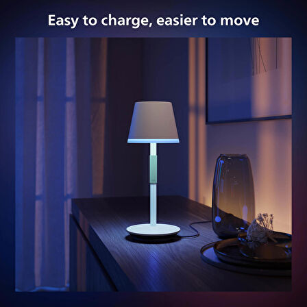 Philips Hue GO Belle Taşınabilir Masa Lambası Beyaz - 929003128401