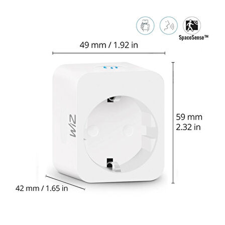 Wiz Akıllı Wi-Fi Priz (Beyaz)