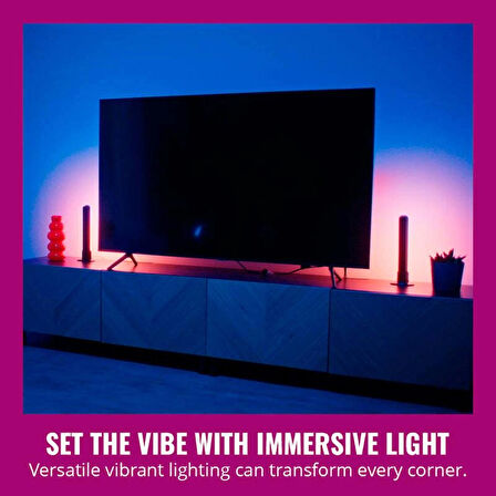 Wiz 2'li Gradient Işık Barı - Siyah (30 cm)