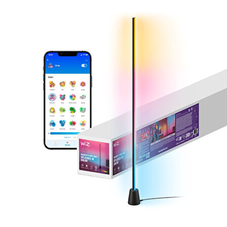 Wiz Gradient Zemin Lambası - Siyah (140 cm)