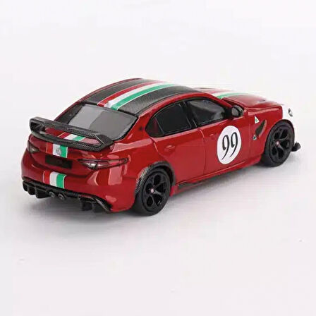 1:64 Diecast Diecast BBR Alfa Romeo Giulia GTA'm Rosso Centro 99 Stile Mini GT Model Araba