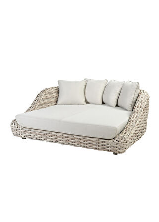 Wakkanda Hasır Bej Daybed 