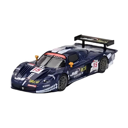 1:64 Diecast Maserati MC12 Competizione JMB Racing #15 2008 FIA 24Hr of SPA Mini GT Model Araba