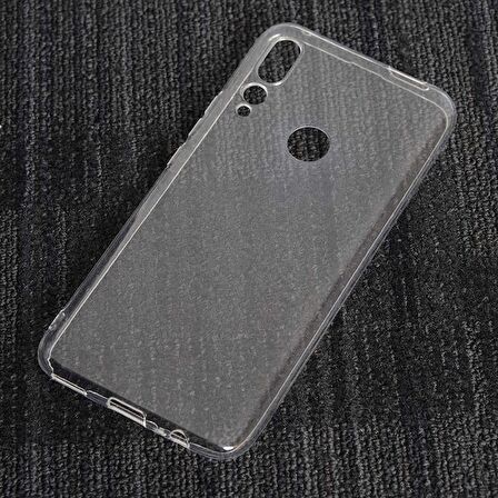 Gpack Huawei Y9 Prime 2019 Kılıf Süper Silikon Yumuşak Arka KorumaNano Glass