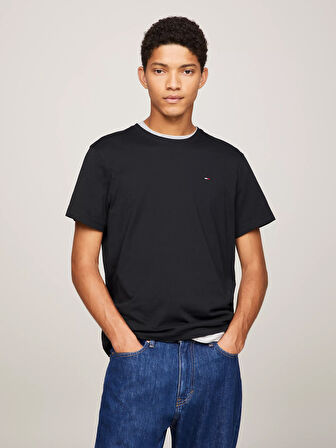 Erkek TJM XSlim Jersey T-Shirt - Siyah | XS