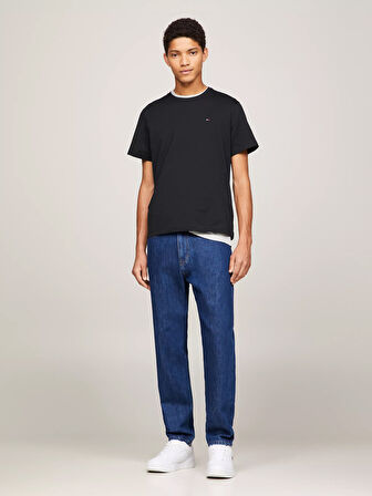 Erkek TJM XSlim Jersey T-Shirt - Siyah | XS