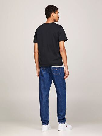 Erkek TJM XSlim Jersey T-Shirt - Siyah | XS