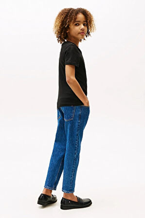 Erkek Çocuk Basic Pamuklu T-Shirt - Siyah | 10 Yaş