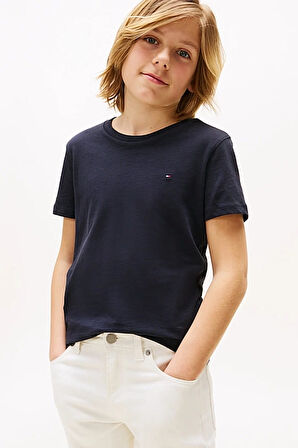 Erkek Çocuk Basic Pamuklu T-Shirt - Lacivert | 6 Yaş