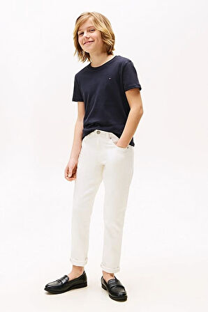 Erkek Çocuk Basic Pamuklu T-Shirt - Lacivert | 6 Yaş