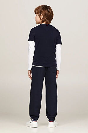 Erkek Çocuk Basic Pamuklu T-Shirt - Lacivert | 6 Yaş