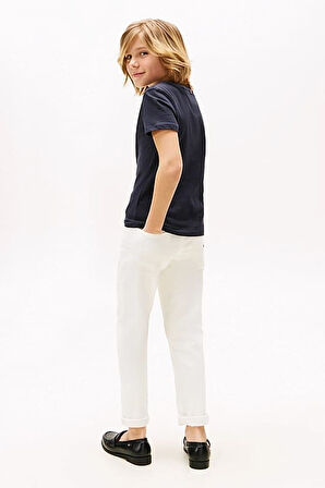 Erkek Çocuk Basic Pamuklu T-Shirt - Lacivert | 6 Yaş