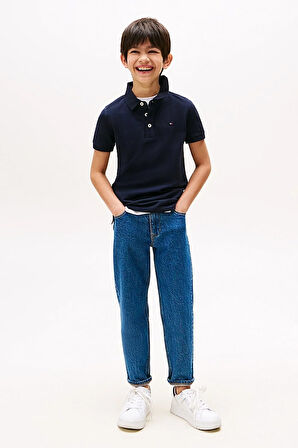Erkek Çocuk Th Pamuklu Polo T-Shirt - Lacivert | 16 Yaş