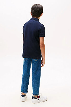 Erkek Çocuk Th Pamuklu Polo T-Shirt - Lacivert | 16 Yaş