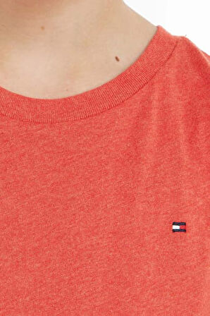 Erkek Çocuk Basic Pamuklu T-Shirt - Kırmızı | 8 Yaş