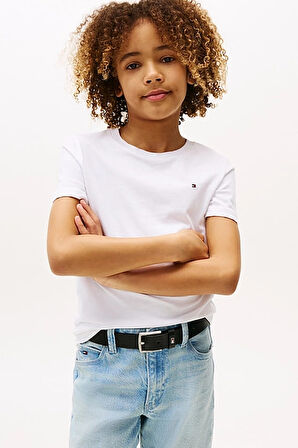 Erkek Çocuk Basic Pamuklu T-Shirt - Beyaz | 6 Yaş