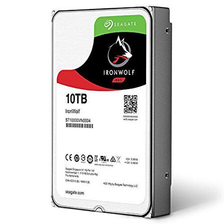 Seagate Ironwolf 3.5 inç 10 TB 7200 RPM Sata 3.0 Harddisk 
