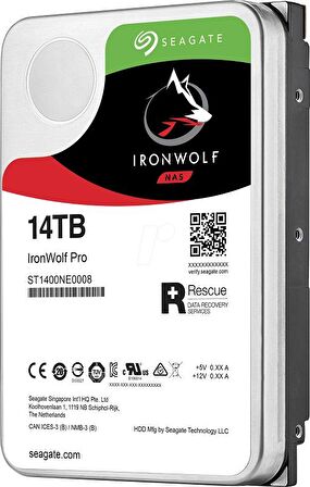 Seagate Ironwolf Pro 3.5 inç 14 TB 7200 RPM Sata 3.0 Harddisk 