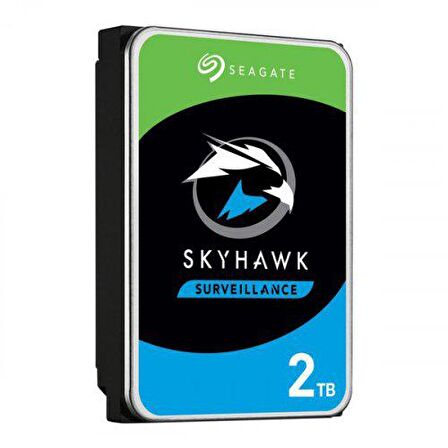 Seagate Skyhawk Surveillance 3.5 inç 2 TB 5900 RPM Sata 3.0 Harddisk 