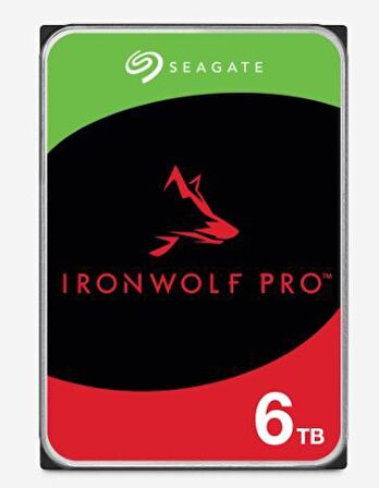 Seagate 3.5" 6 TB IronWolf Pro ST6000NT001 SATA 3.0 7200 RPM Hard Disk