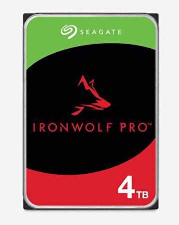 Seagate Ironwolf Pro New ST4000NT001 Sata 3.0 7200 RPM 3.5 inç 4 TB Harddisk