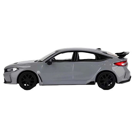 1:64 Diecast Honda Civic Type R Sonic Gray Pearl Mini GT Model Araba
